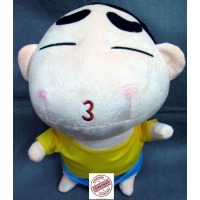Crayon Shin chan knuffel geel shirt +/- 45cm